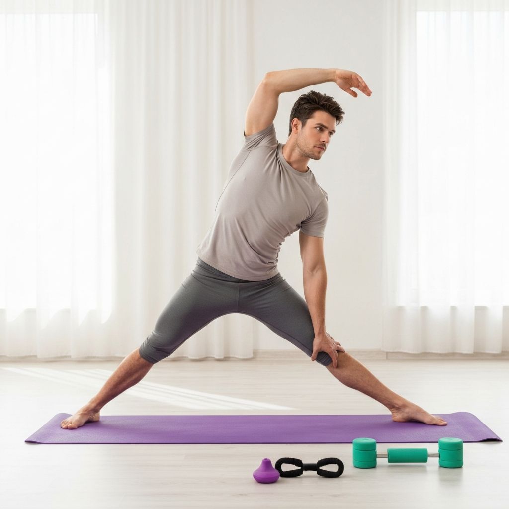 Yoga- und Dehnungsguide für Männer